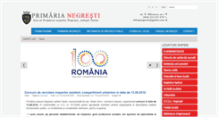 Desktop Screenshot of negresti.ro