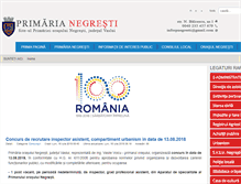 Tablet Screenshot of negresti.ro